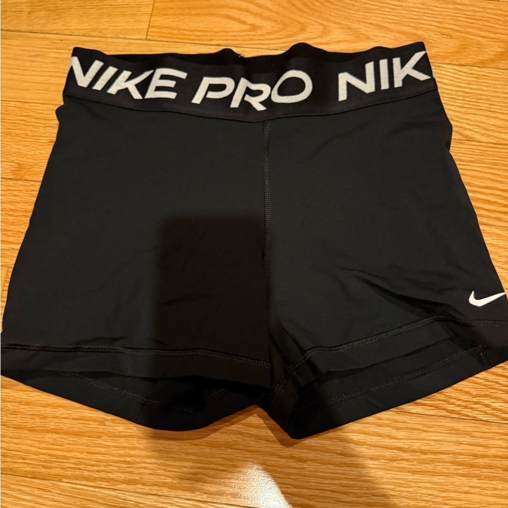 Nike Black Pro High-Waist Training Bike Shorts